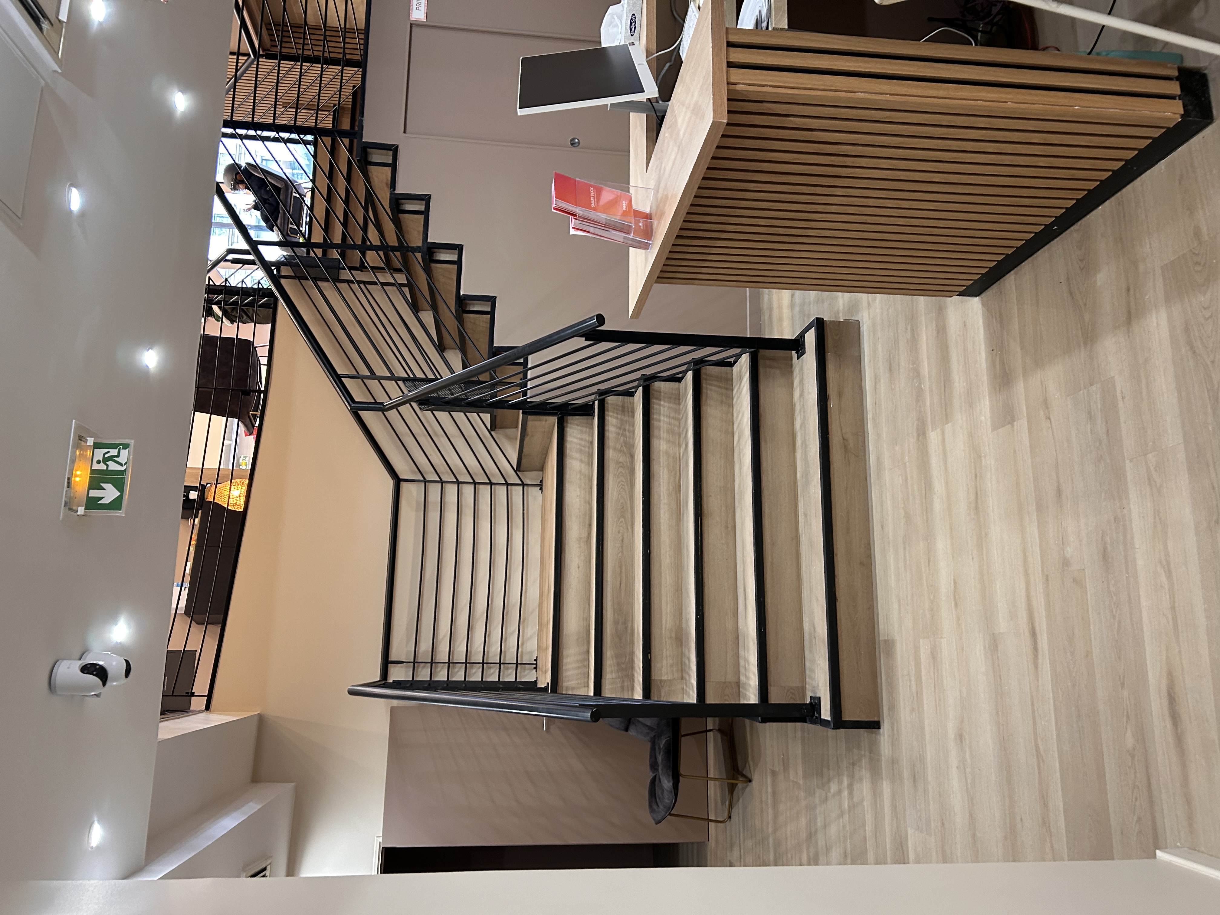 Escalier double niveau